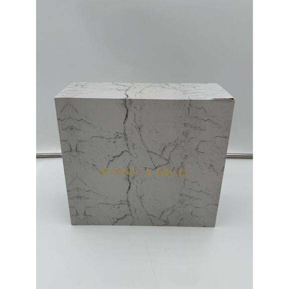 Jessica Rich Heels So Fancy Sandal Clear Orange EU 39 USA Size 8.5 W/ Dust Bag - Picture 10 of 10